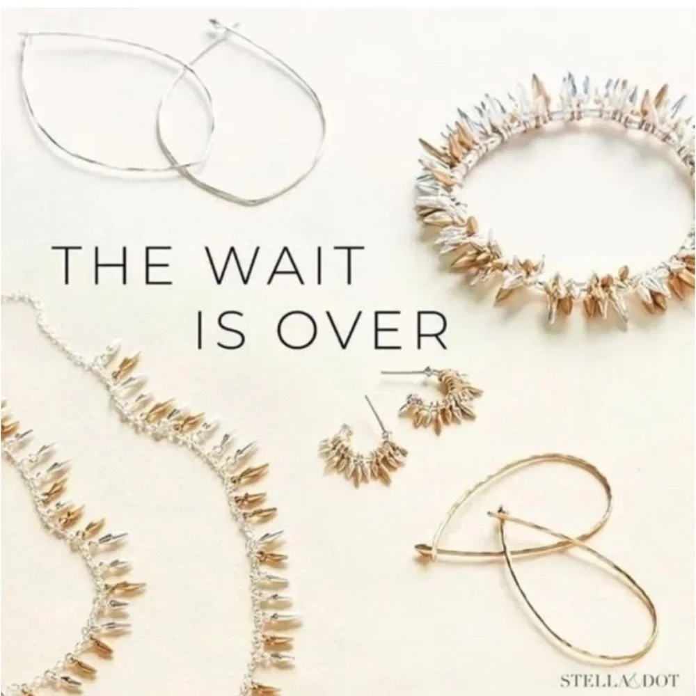 Stella & Dot | Mixed Metal Gold + Silver Spike Renegade Bracelet - Picture 6 of 13